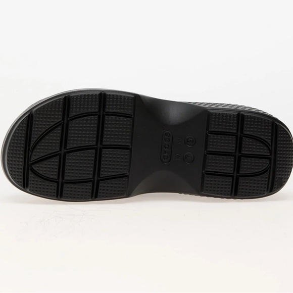 Crocs Stomp Black Loafer M6 W8 - Picture 5 of 6